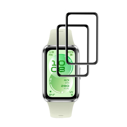Schutzfolie Techsuit Nano Flex für Huawei Band 11, Set 2 Stück, Kunststoff, Schwarz