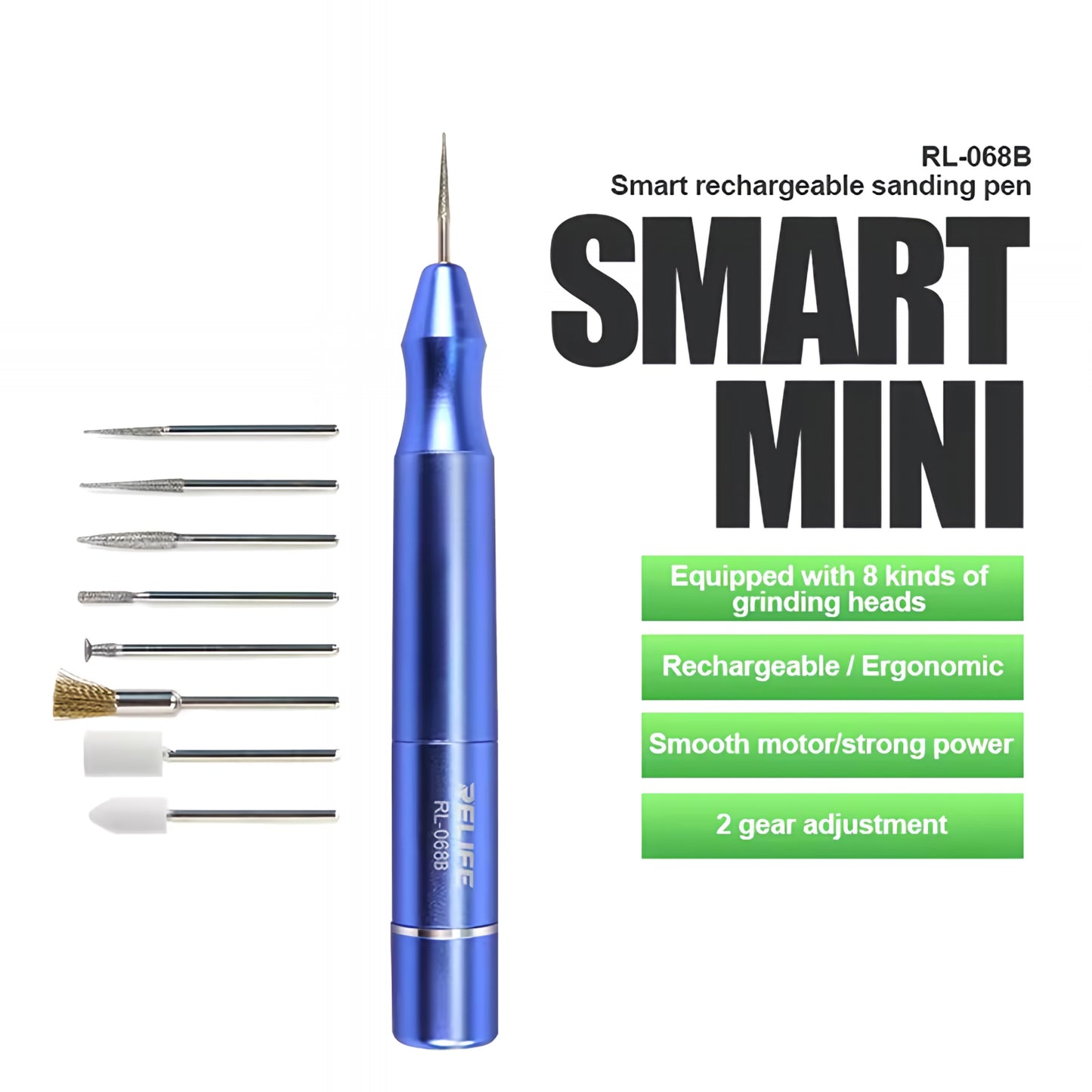 Relife RL-068B Electric Milling Machine, Blue