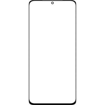 Bildschirmglas + Edge Glue / OCA Forward Guard für Samsung Galaxy S21 Ultra 5G G998, Schwarz