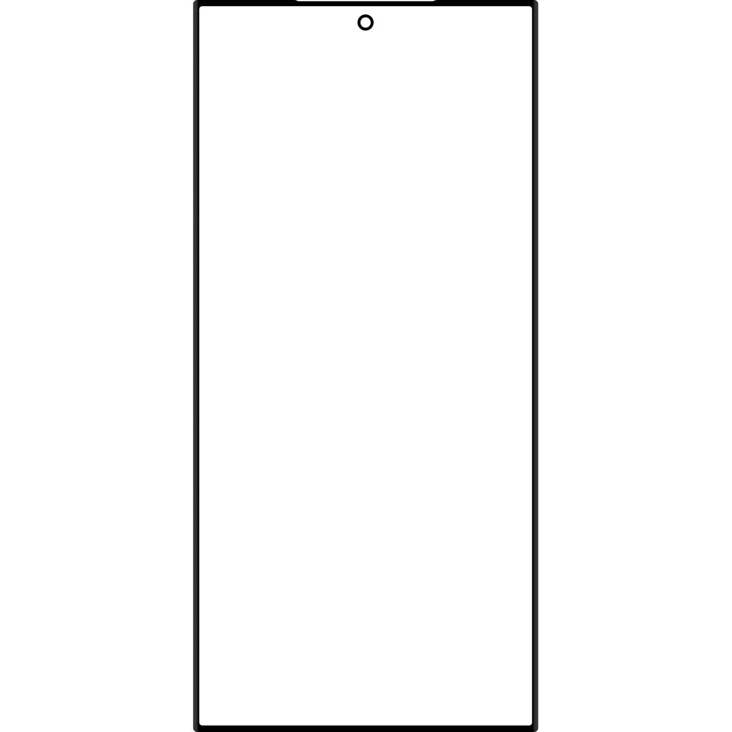 Bildschirmglas + OCA Forward Shield für Samsung Galaxy S24 Ultra S928, Schwarz