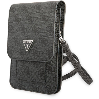 Universaltasche für Telefon, Guess, 4G Triangle Logo, Schwarz