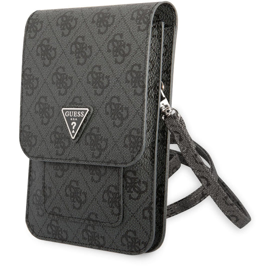 Universaltasche für Telefon, Guess, 4G Triangle Logo, Schwarz