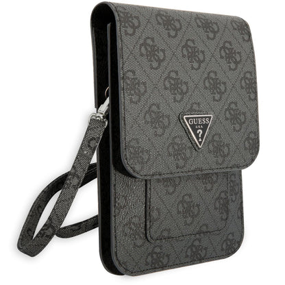 Universaltasche für Telefon, Guess, 4G Triangle Logo, Schwarz