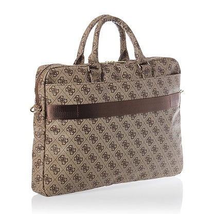 Guess 4G Metal Logo Tasche für Laptop 15 Zoll - 16 Zoll, Braun