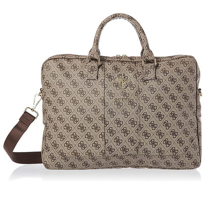 Guess 4G Metal Logo Tasche für Laptop 15 Zoll - 16 Zoll, Braun