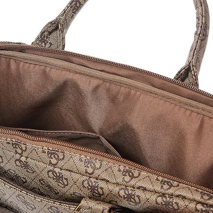 Guess 4G Metal Logo Tasche für Laptop 15 Zoll - 16 Zoll, Braun