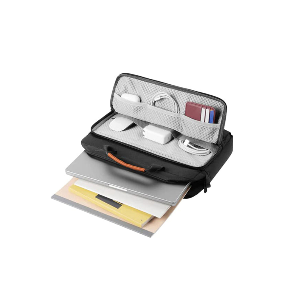 Tomtoc Tasche für 16-Zoll-Laptop, Schwarz