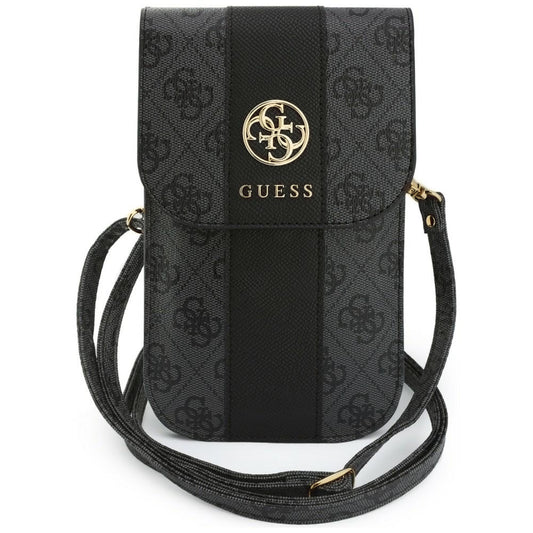 Universelle Handytasche, Guess, 4G Classic Logo Stripe, Schwarz
