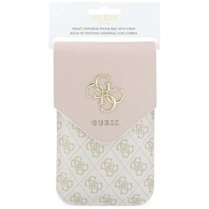 Universelle Handytasche, Guess, 4G Grained Classic Logo, Rosa