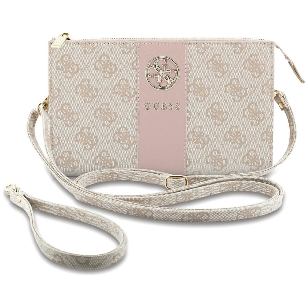 Universal Phone Bag, Guess, 4G Round Classic Logo Stripe, Pink