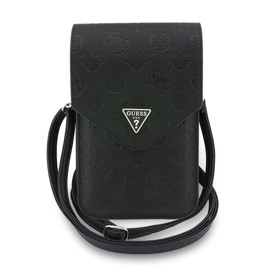 Universaltasche für Telefon, Guess, Grained Peony, Schwarz