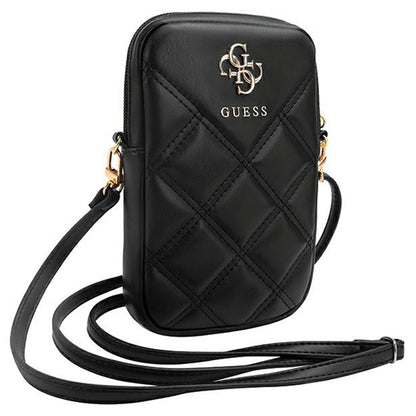 Universal Phone Bag, Guess, Quilted 4G, Black