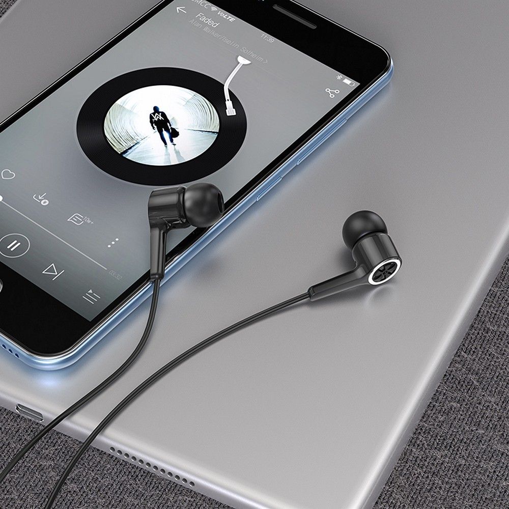 Handsfree 3.5mm HOCO M104, Schwarz