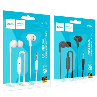 Handsfree 3.5mm HOCO M124, Schwarz
