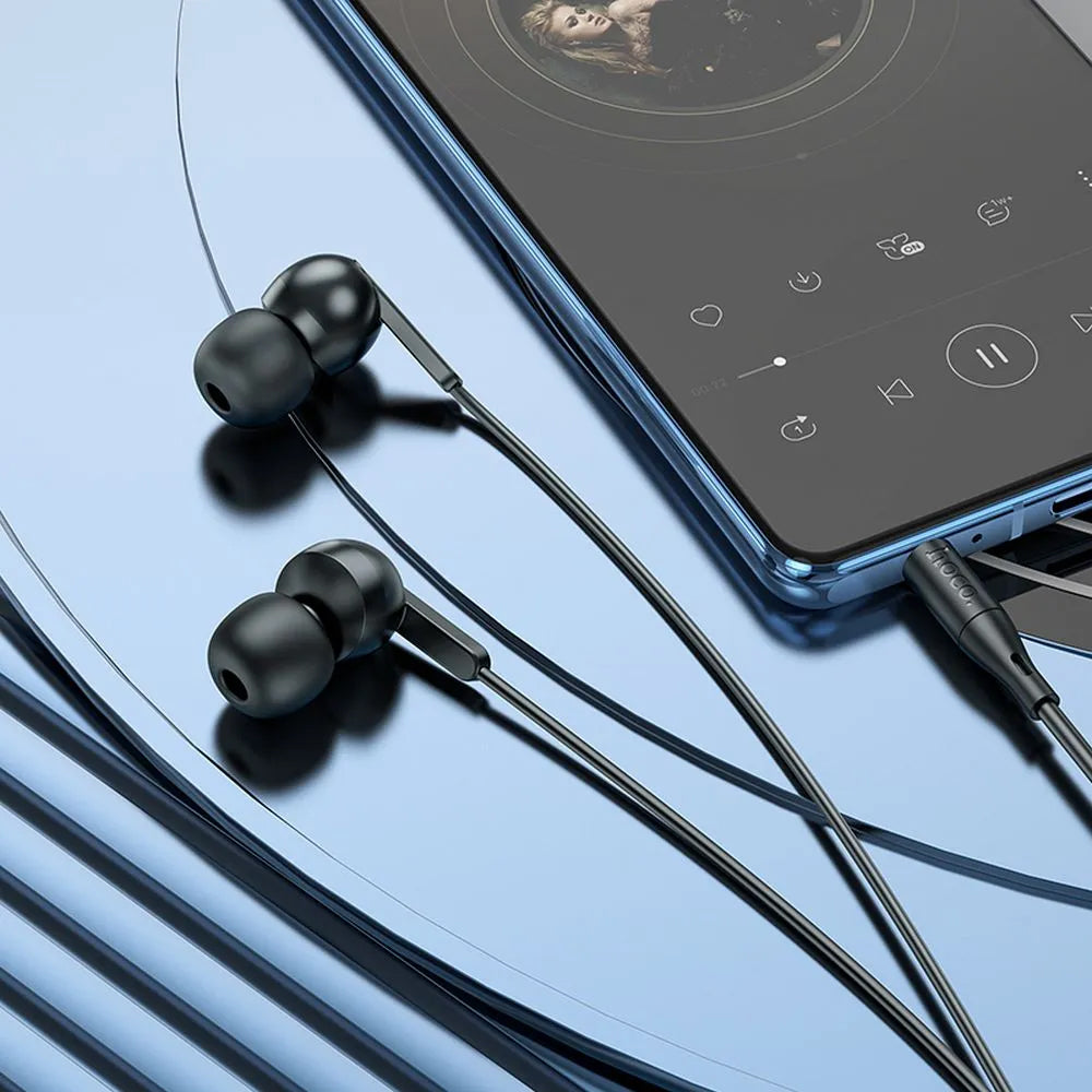 Handsfree 3.5mm HOCO M124, Schwarz