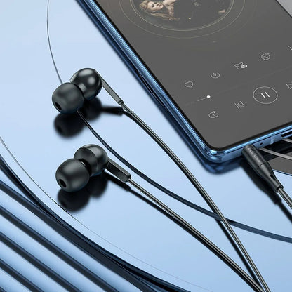 Handsfree 3.5mm HOCO M124, Schwarz