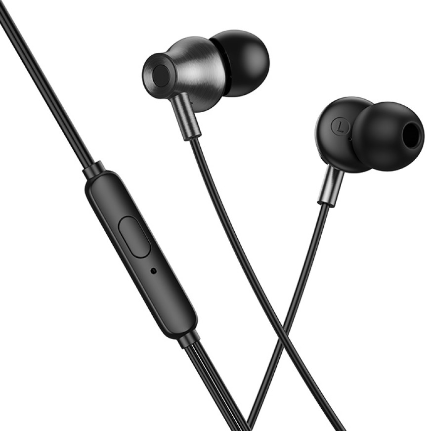 Freisprecheinrichtung 3,5 mm / USB-C HOCO M119A, Schwarz
