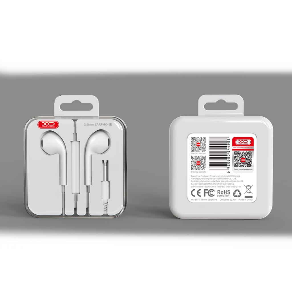 Handsfree 3.5mm XO Design EP77, Weiß
