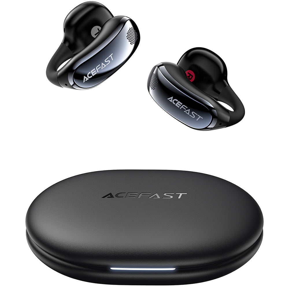 Handsfree Bluetooth Acefast Aceclip Pro, TWS, Schwarz