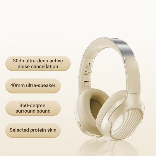 Handsfree Bluetooth Acefast H5, A2DP, ANC, Weiß