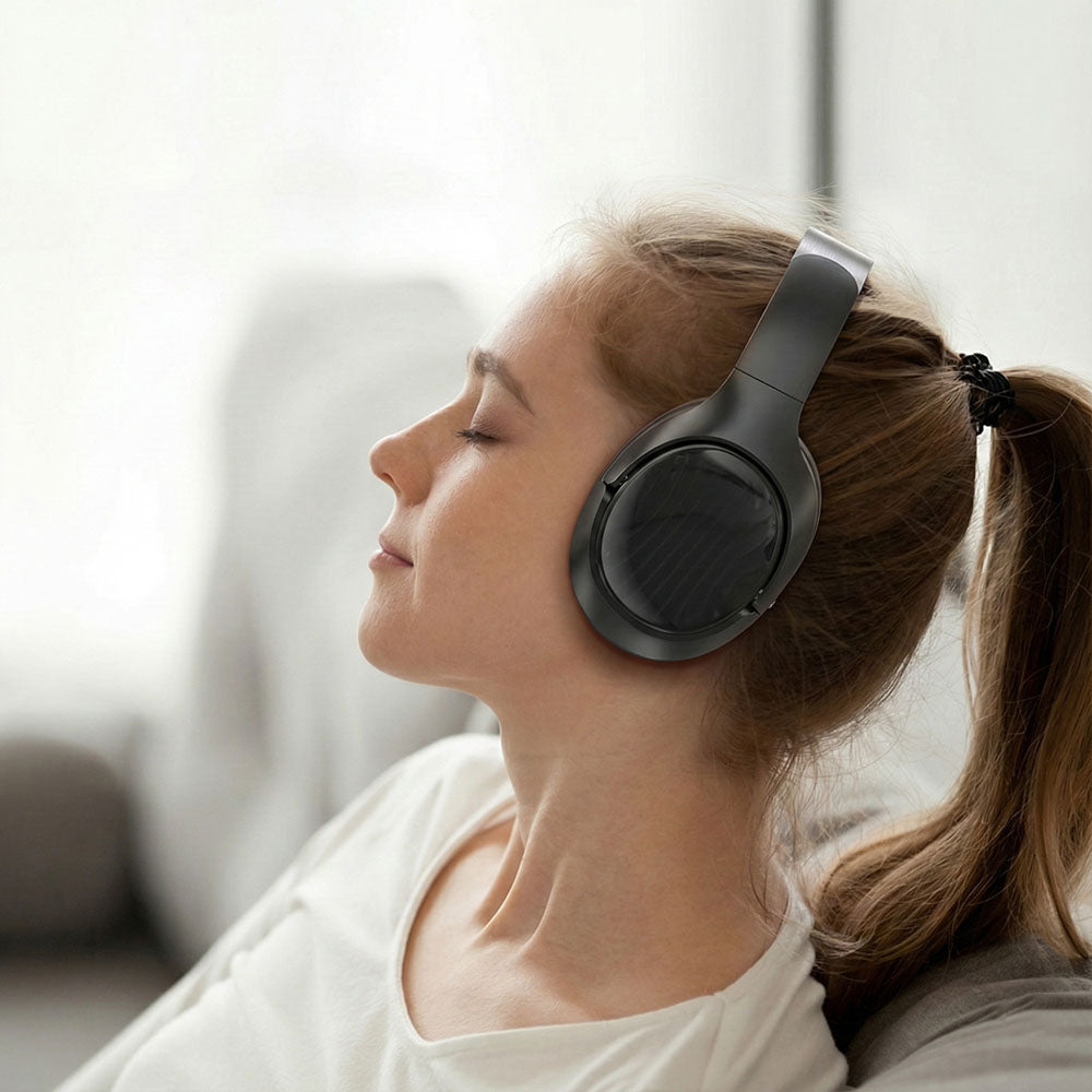 Handsfree Bluetooth Acefast H5, A2DP, ANC, Schwarz