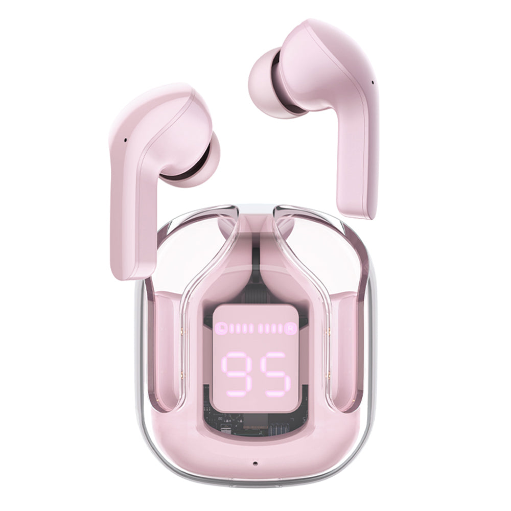 Handsfree Bluetooth Acefast T6, TWS, Rosa