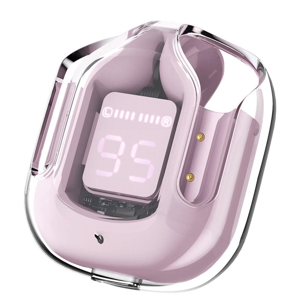 Handsfree Bluetooth Acefast T6, TWS, Rosa