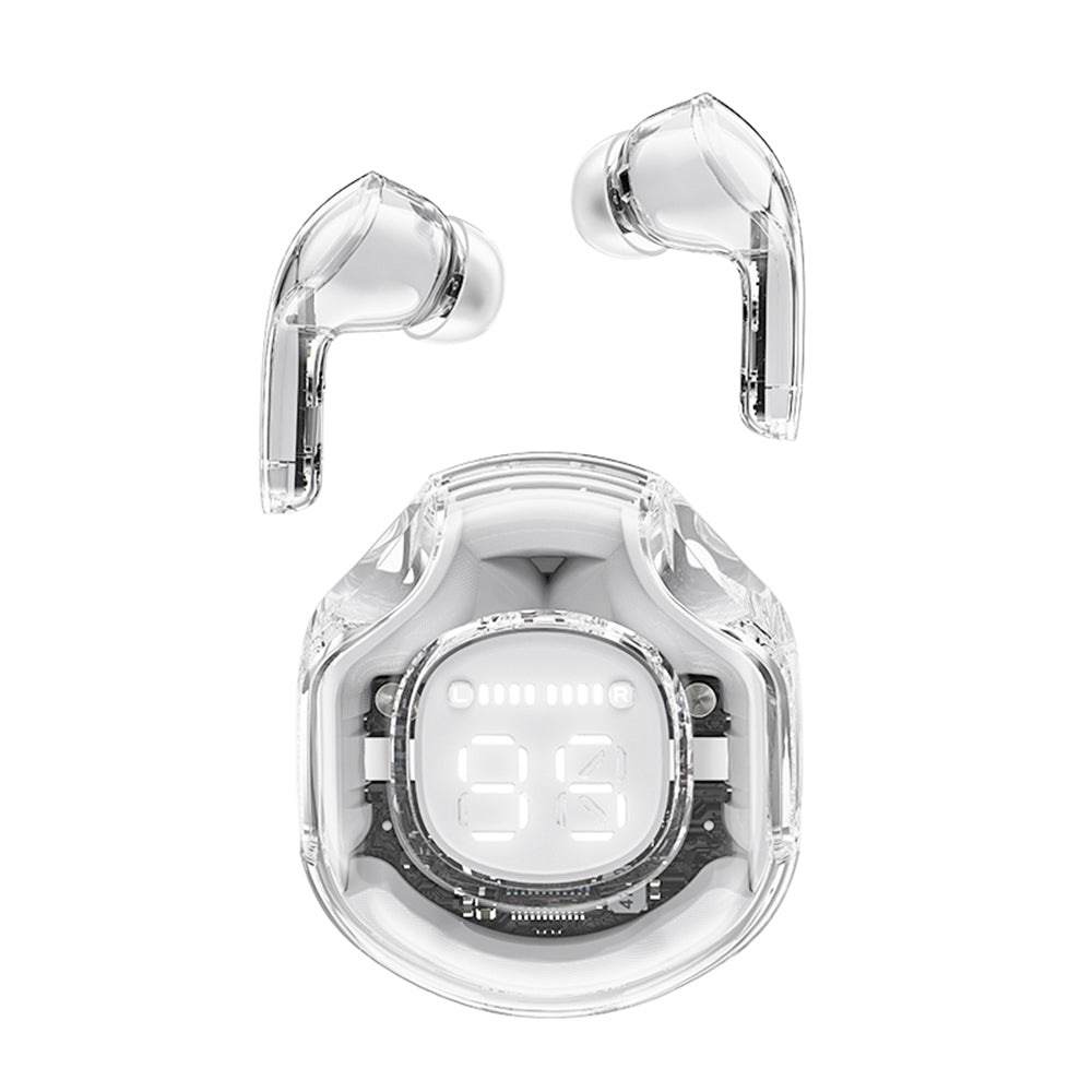 Handsfree Bluetooth Acefast T8, TWS, Weiß