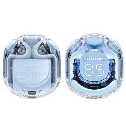 Handsfree Bluetooth Acefast T8, TWS, Blau