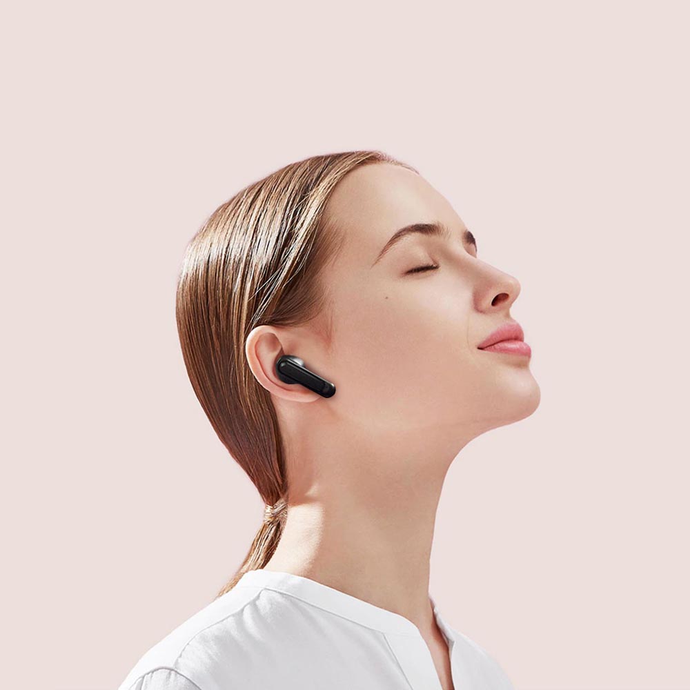 Handsfree Bluetooth Acefast W1, TWS, Schwarz