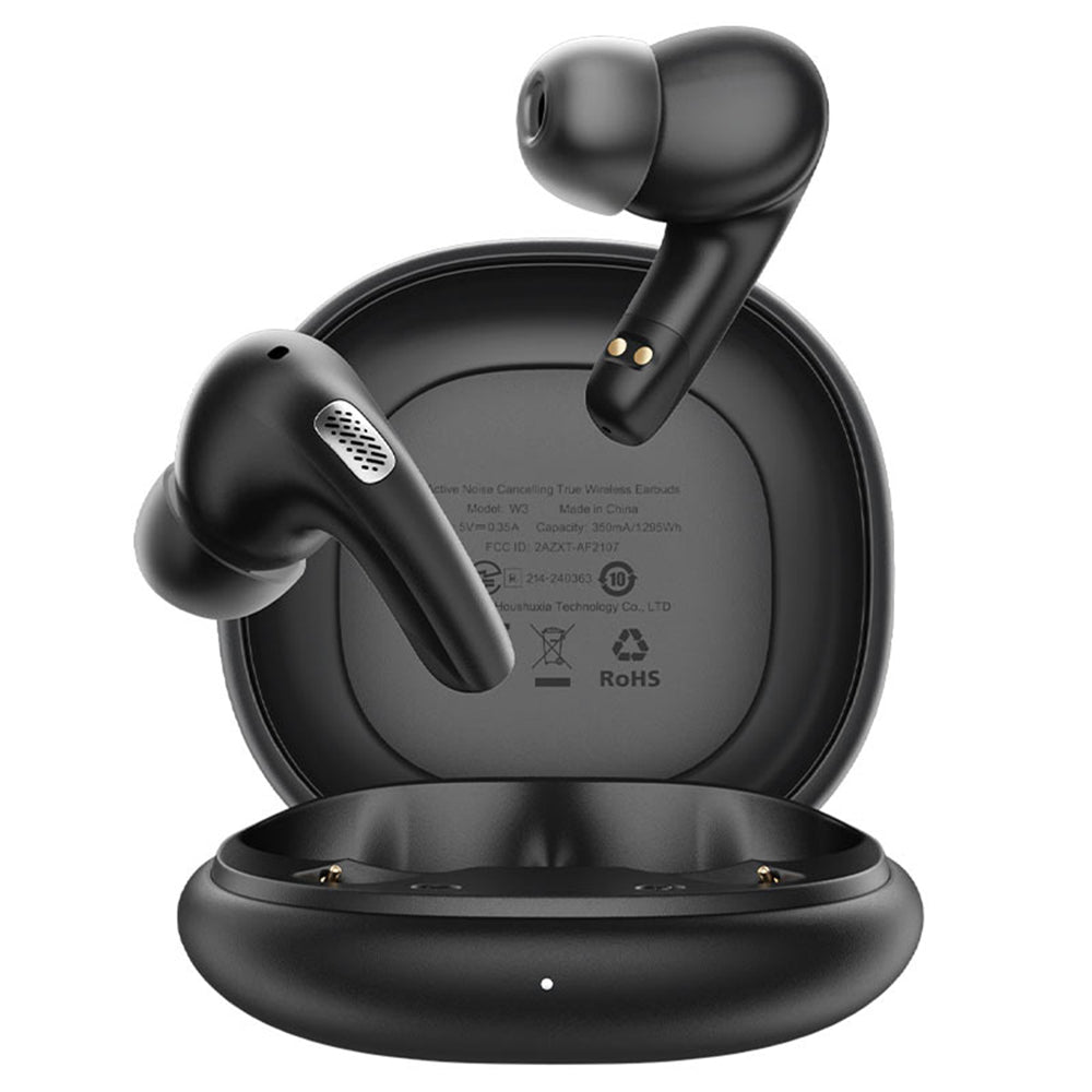 Bluetooth-Freisprecheinrichtung Acefast W3, TWS, ANC, Schwarz