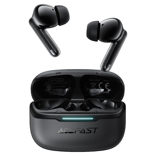 Bluetooth-Freisprecheinrichtung Acefast W5, TWS, ANC, Schwarz