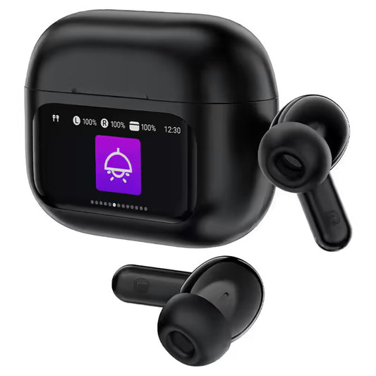 Handsfree Bluetooth Acefast W6, TWS, ANC, Schwarz