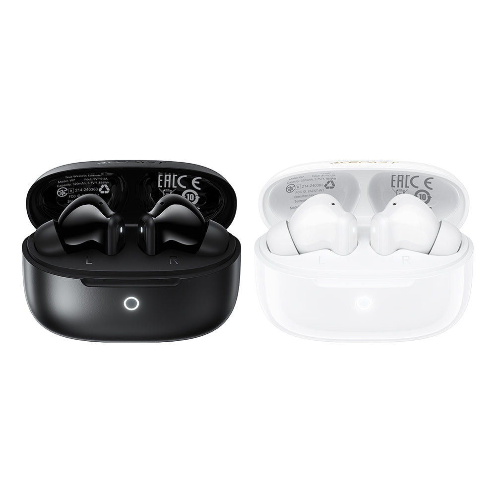 Handsfree Bluetooth Acefast W7, TWS, Weiß