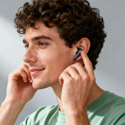 Handsfree Bluetooth Acefast W7, TWS, Weiß