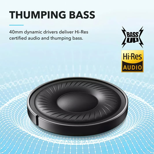 Handsfree Bluetooth Anker SoundCore Life Q20i, MultiPoint, A2DP, ANC, Blau A3004G31