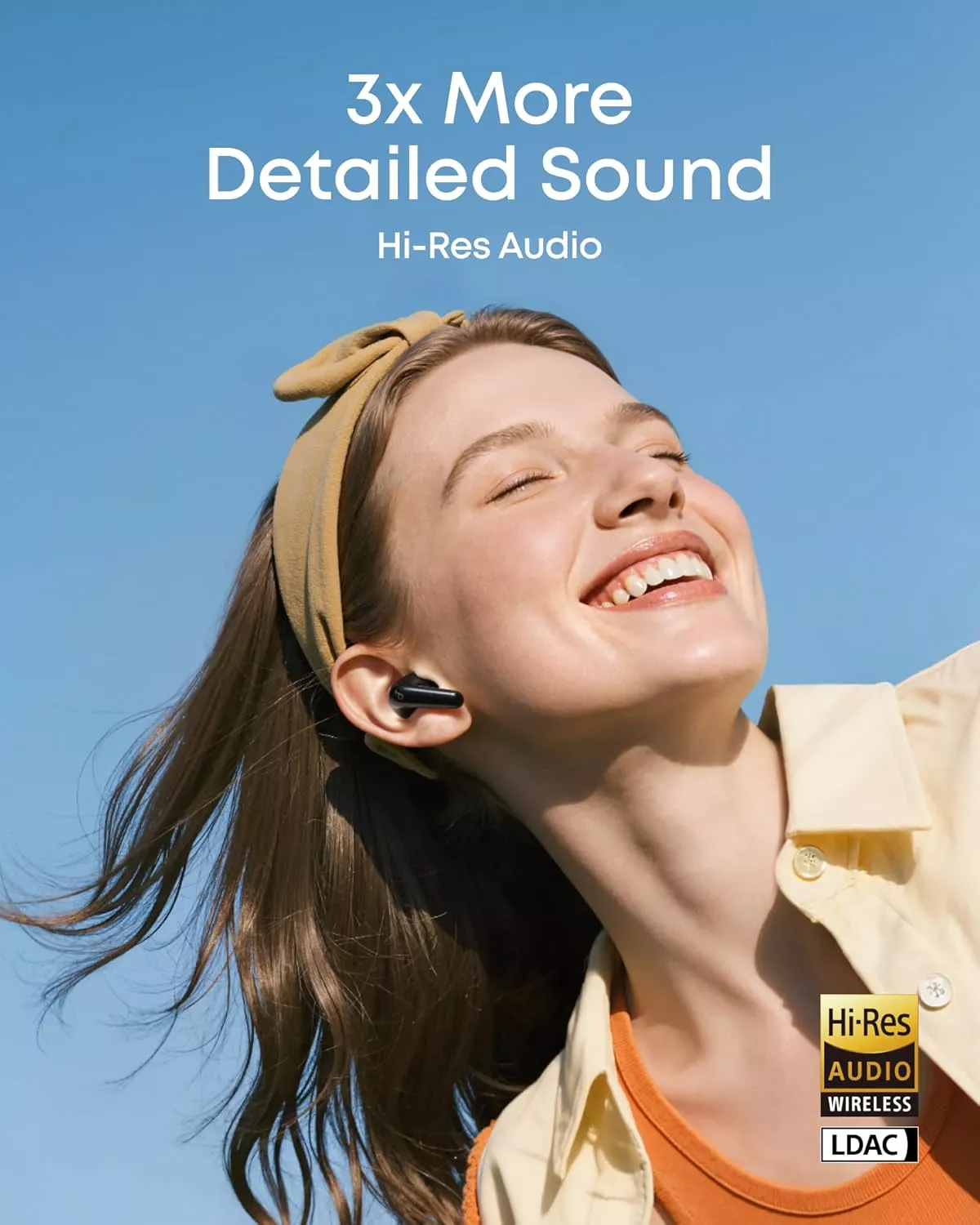 Handsfree Bluetooth Anker Soundcore R60i, TWS, ANC, Schwarz D1202G11
