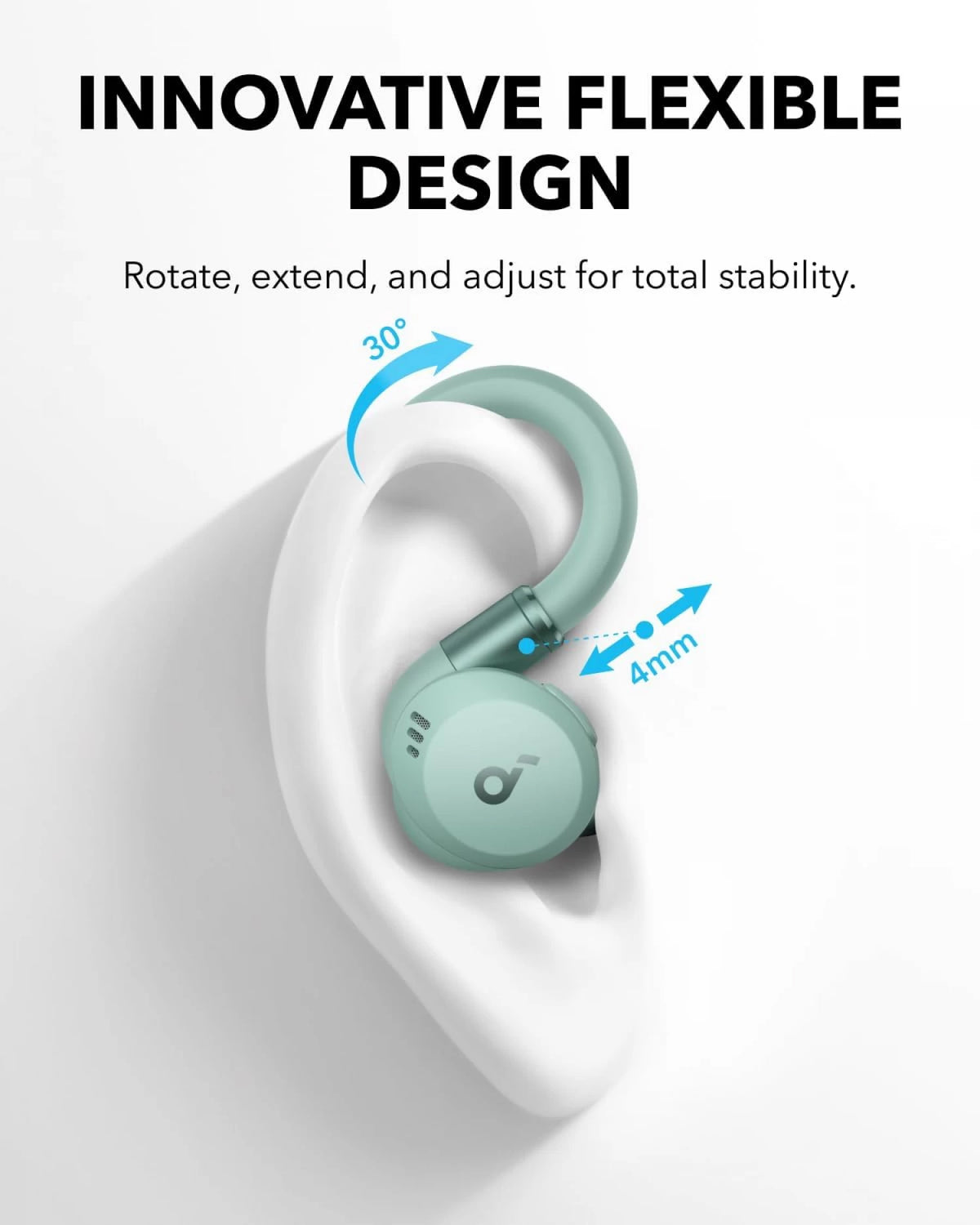 Anker Soundcore Sport X20 Bluetooth-Kopfhörer, TWS, ANC, Grün A3968G61