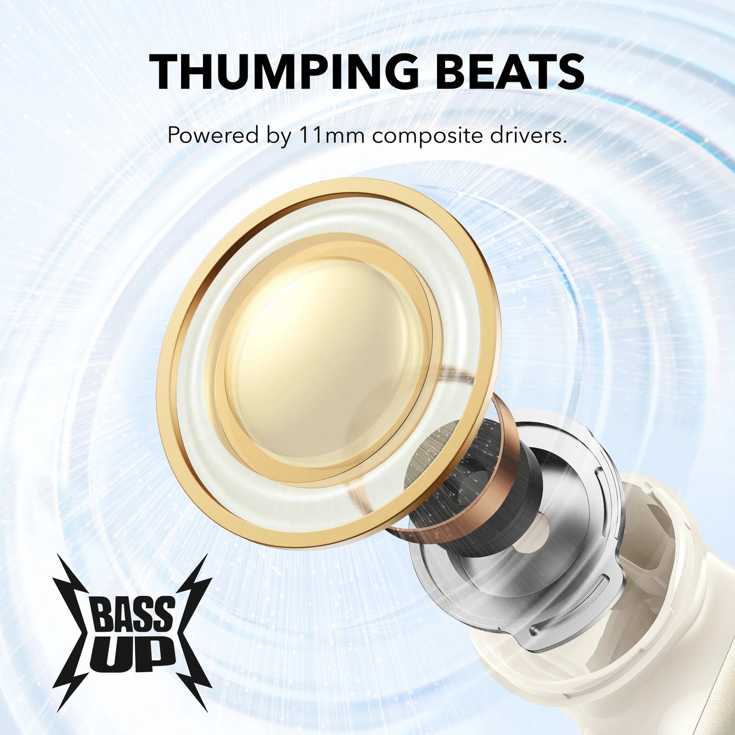 Handsfree Bluetooth Anker SoundCore P40i, TWS, ANC, Schwarz A3955G11