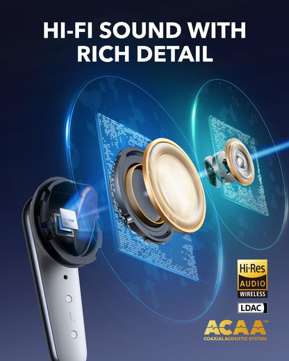 Handsfree Bluetooth Anker Soundcore Liberty 4 Pro, TWS, ANC, White A3954G21