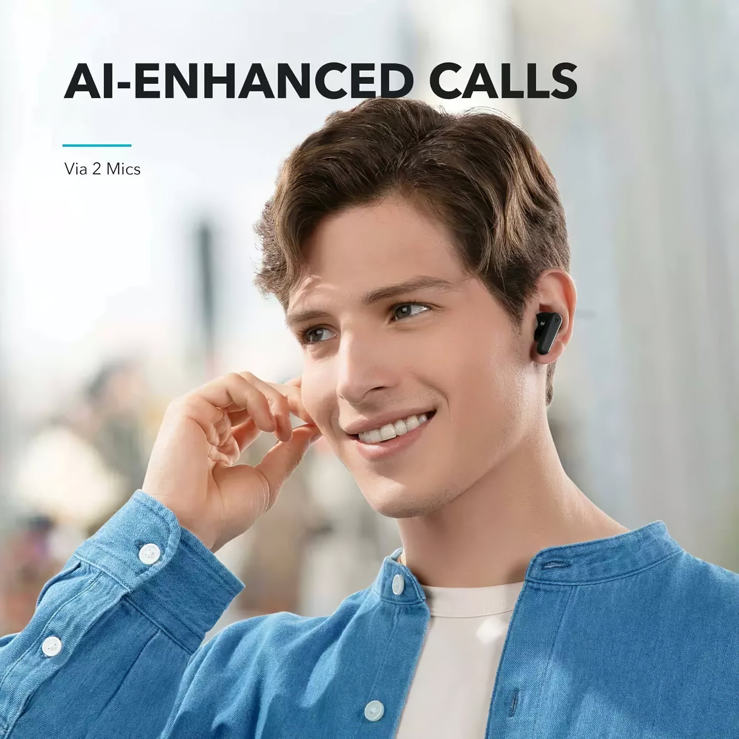 Bluetooth-Freisprecheinrichtung Anker SoundCore R50i, TWS, Schwarz A3949G11 