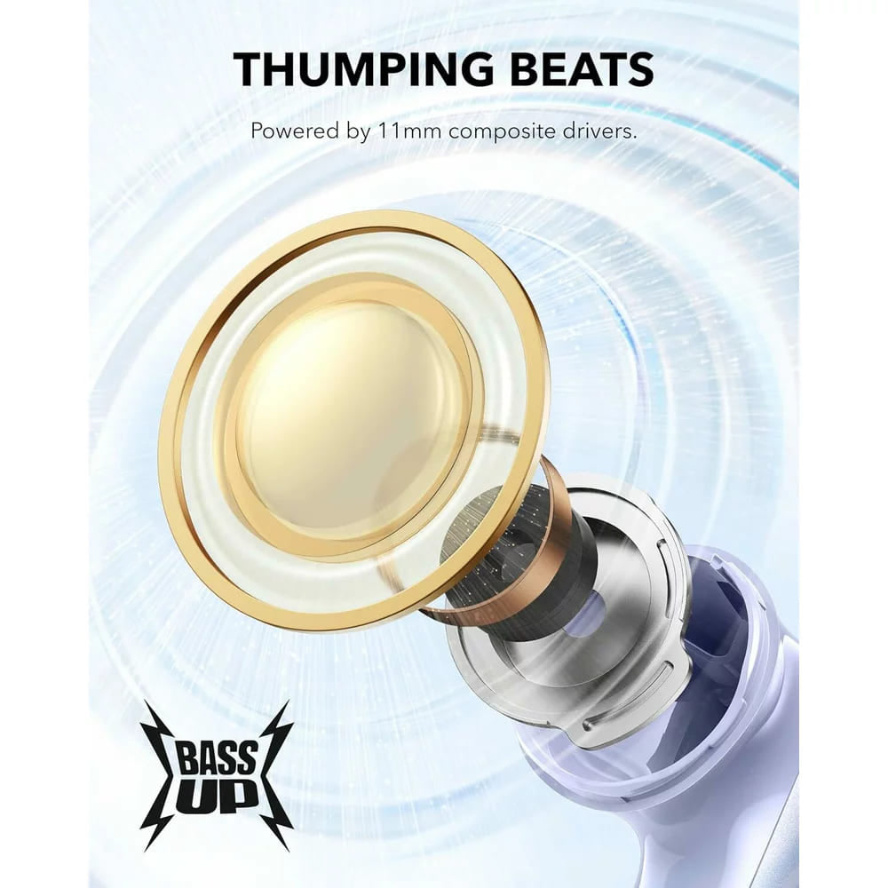 Handsfree Bluetooth Anker SoundCore P40i, TWS, ANC, Lila A3955GQ1