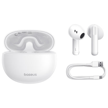 Bluetooth-Freisprecheinrichtung Baseus Bowie E12, TWS, Weiß A00059801216-Z1 