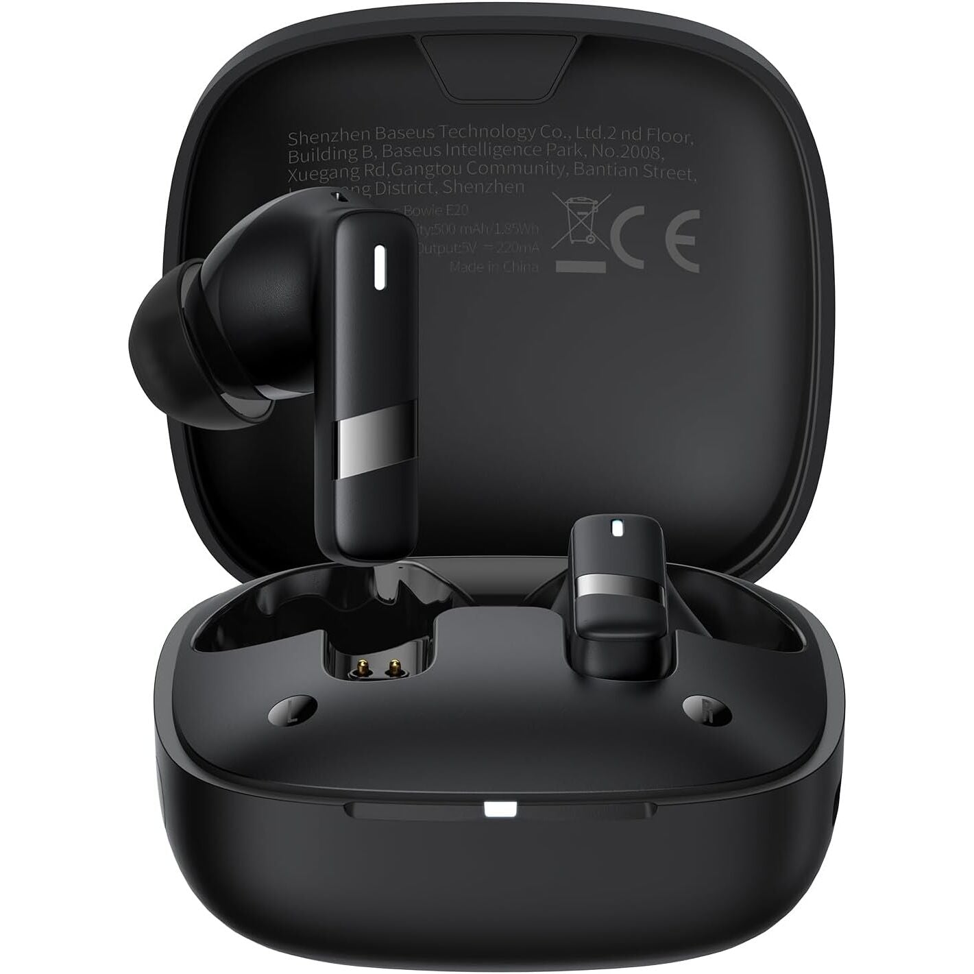 Bluetooth-Freisprecheinrichtung Baseus Bowie E20, TWS, Schwarz