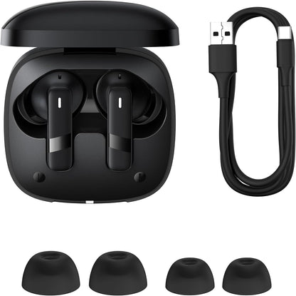 Bluetooth-Freisprecheinrichtung Baseus Bowie E20, TWS, Schwarz