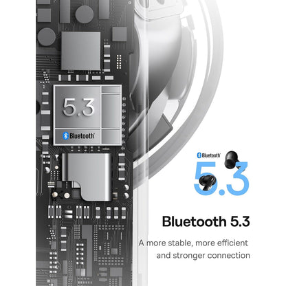 Bluetooth-Freisprecheinrichtung Baseus Bowie E20, TWS, Schwarz