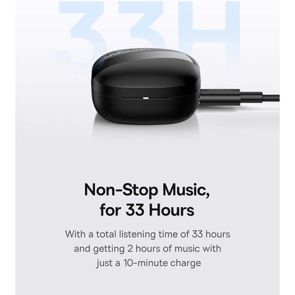 Bluetooth-Freisprecheinrichtung Baseus Bowie E20, TWS, Schwarz