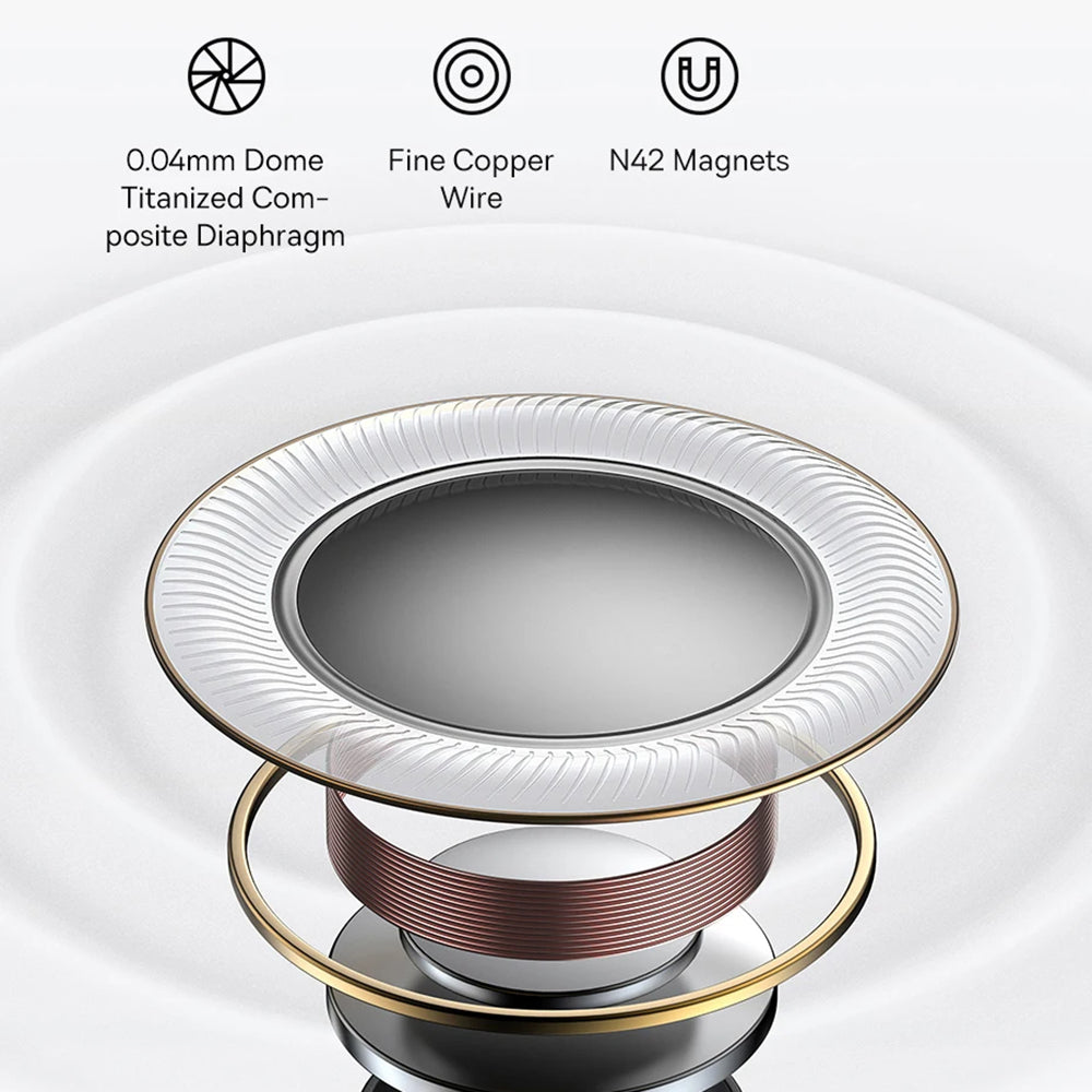 Handsfree Bluetooth Baseus Bowie M2, TWS, Weiß A00024000221-Z1