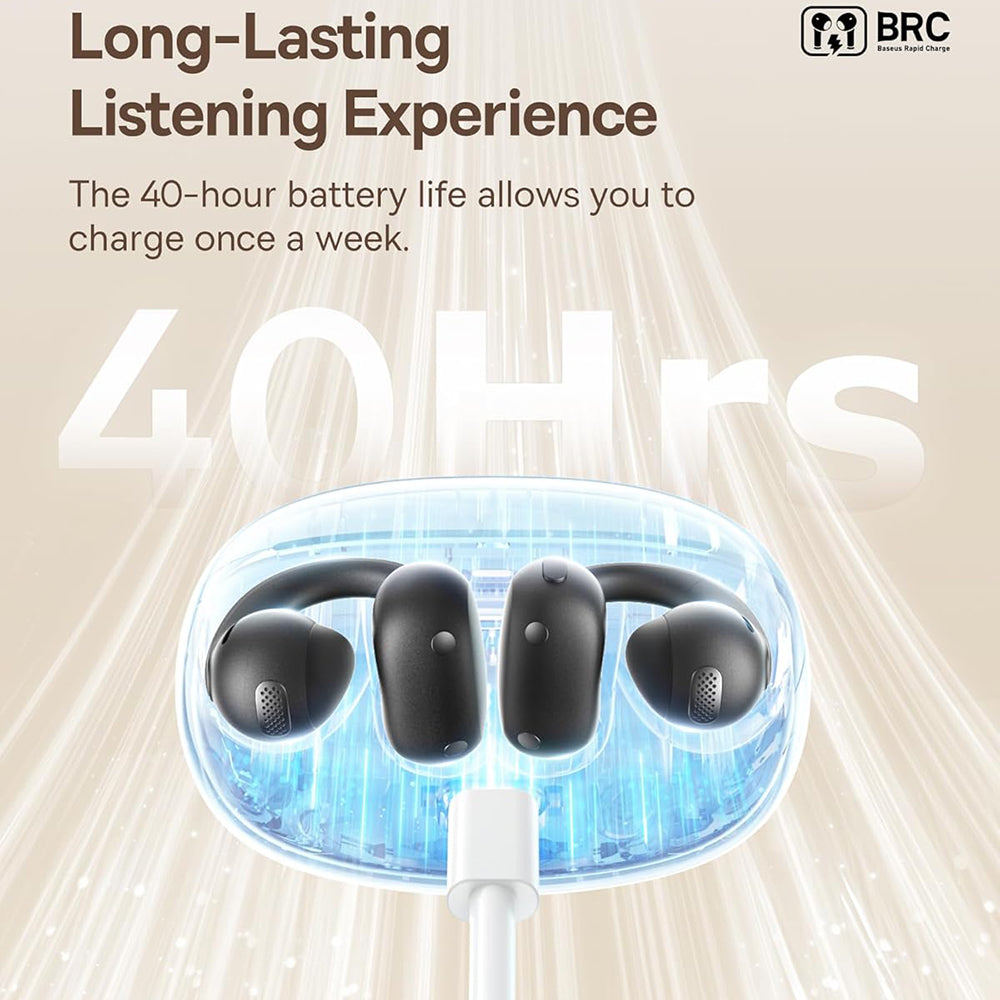 Handsfree Bluetooth Baseus Bowie MC1, TWS, Schwarz A00083501126-00