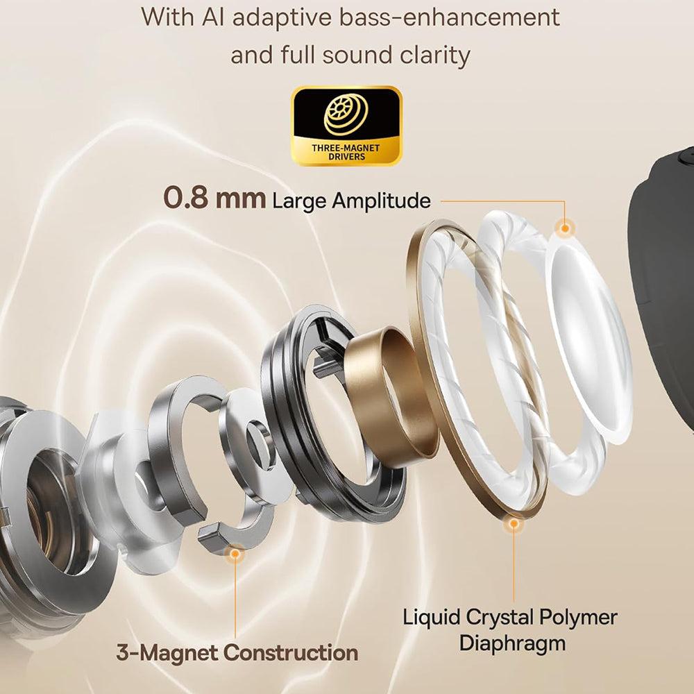 Handsfree Bluetooth Baseus Bowie MC1, TWS, Schwarz A00083501126-00